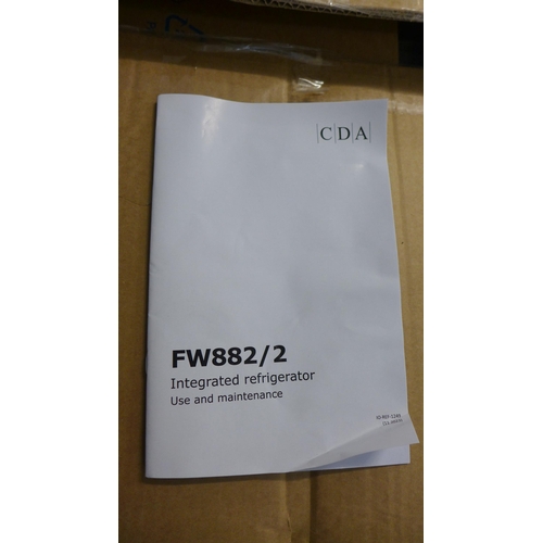 4179 - CDA Integrated Frost Free Tower Freezer (Transit scratches to front and side)*This lot is subject to... 