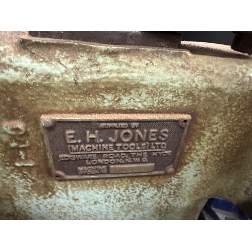 5230 - En E.H. Jones heavy duty pillar drill with a 'The Cub' motor