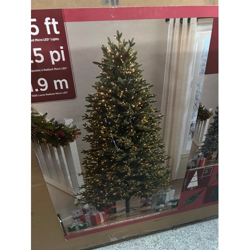 3242 - 6.5Ft Micro Led Tree Poly Group  , Original RRP £333.33 + VAT (4221-6) *This lot is subject to VAT