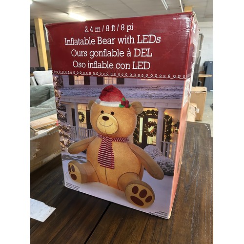 3244 - 8Ft Inflatable Teddy Bear (4221-9) *This lot is subject to VAT