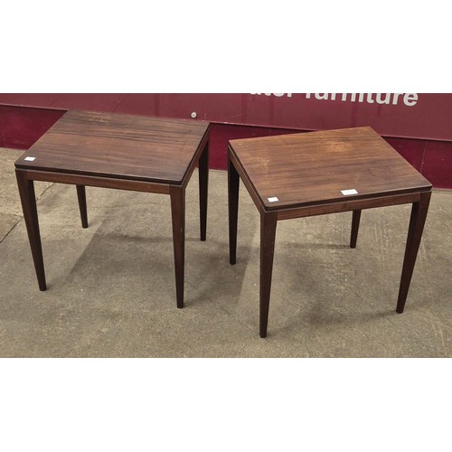 29 - A pair of Fyne Ladye afromosia lamp tables, designed by Richard Hornby