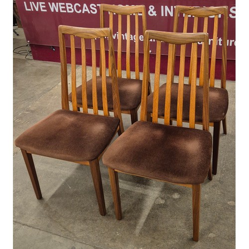 33 - A set of four G-Plan Fresco teak dining chairs