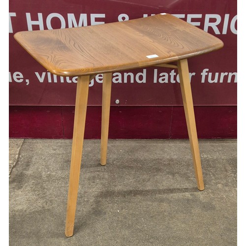 41 - An Ercol Blonde elm and beech Windsor side table