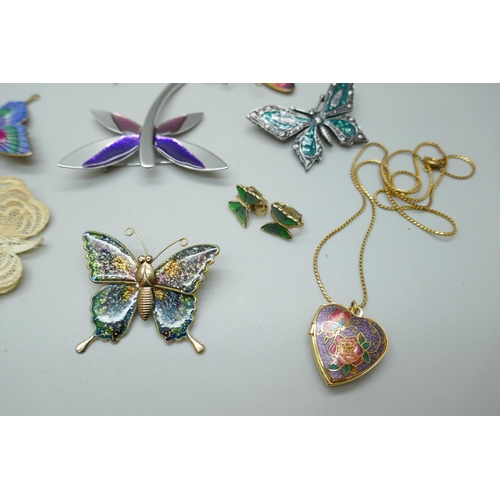 7146 - Butterfly costume jewellery