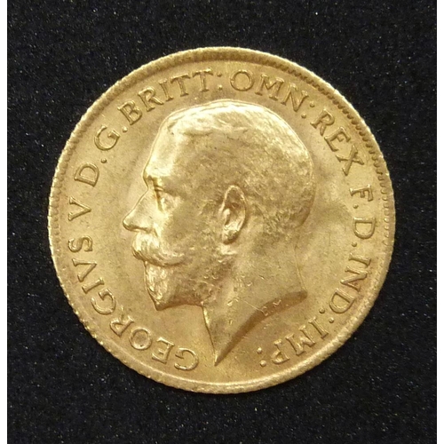 7179 - A George V 1912 gold half sovereign