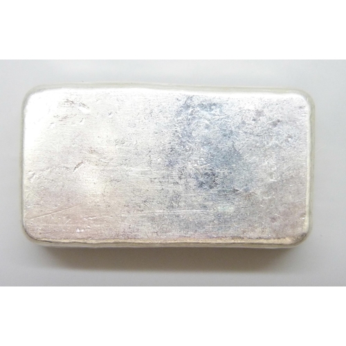 7186 - A Umicore 999 Feinsilber ingot, 500g, fine .999 silver, 474897