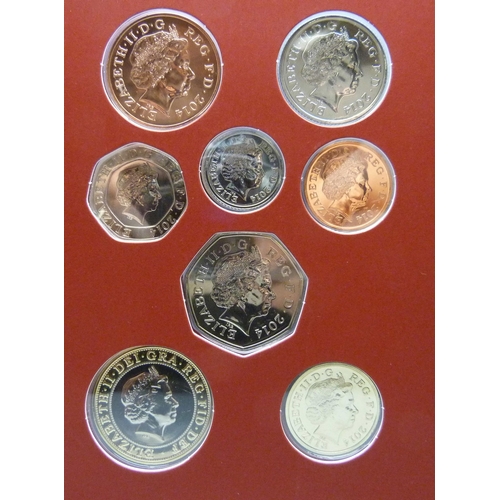 7190 - A Royal Mint 2014 United Kingdom Annual Coin Set