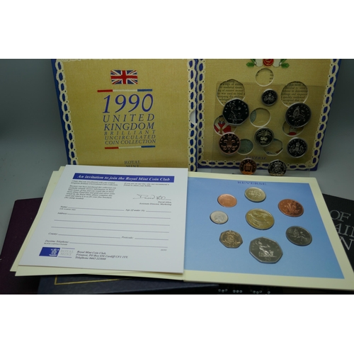 7205 - A collection of Royal Mint proof sets and uncirculated coin packs