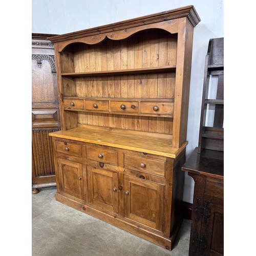 208 - A Victorian style pine dresser