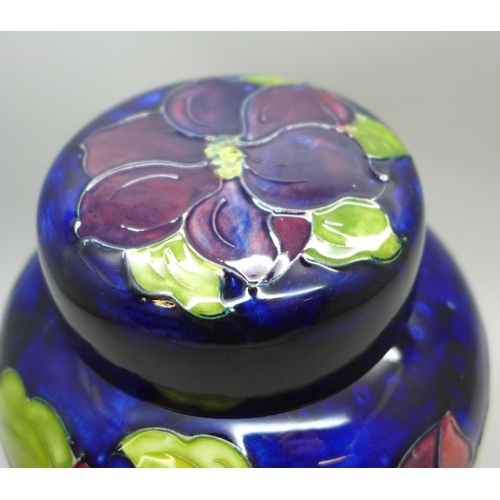 2008 - A Moorcroft Anemone ginger jar, painted signature to base, 16cm