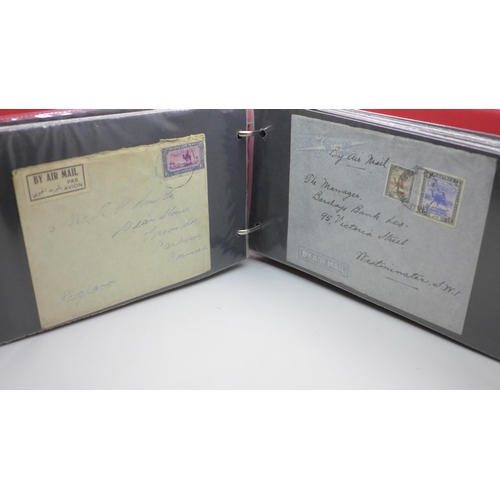 2025 - Stamps; Sudan postal history in an album, 50 items