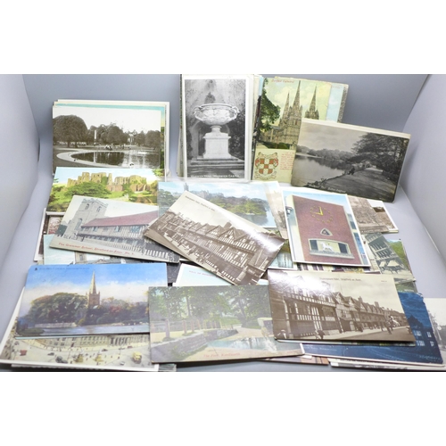 2026 - Postcards; a collection of postcards, Birmingham and the West Midlands, approximately 250