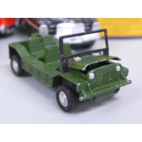 2046 - Model vehicles, etc., Dinky Toys signs set, Corgi lorry, Lledo El Alamein commemorative set, Lone St... 