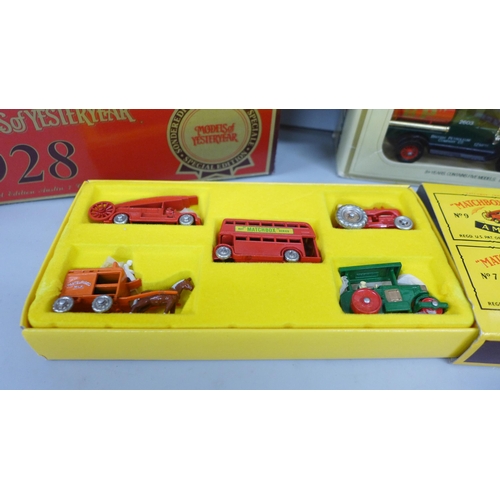 2051 - A collection of Matchbox model vehicles including two Super Kings, K9 and K24, Models of Yesteryear ... 