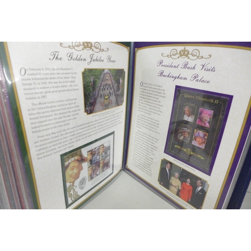 2072 - Stamps; The Queen Elizabeth II International Stamp Collection, Limited Edition collection in large b... 