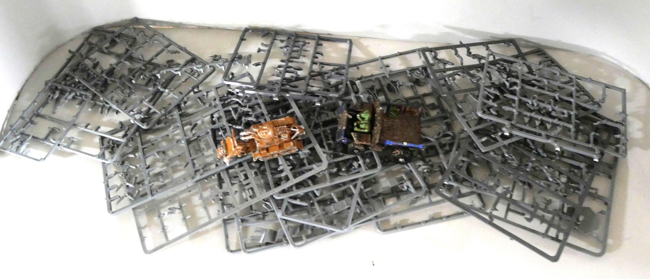 A collection of Games Warhammer war gaming plastic sprues