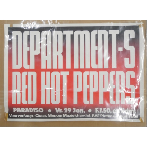 2156 - A pop music German poster for Department S and Red Hot Chilli Peppers