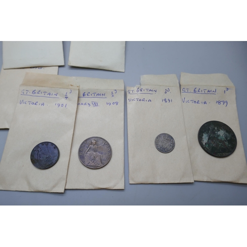 2169 - A colelction of coins, including commemorative crowns