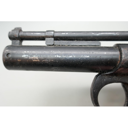 2180 - A Webley Junior .177 target shooting pistol **PLEASE NOTE THIS LOT IS NOT ELIGIBLE FOR IN-HOUSE POST... 