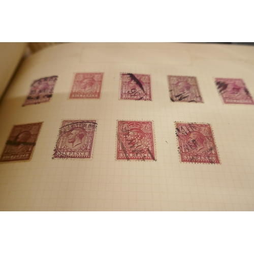 2188 - Stamps; three albums, Queen Elizabeth II in The Favourite Philatelic Album, Victorian through to Que... 