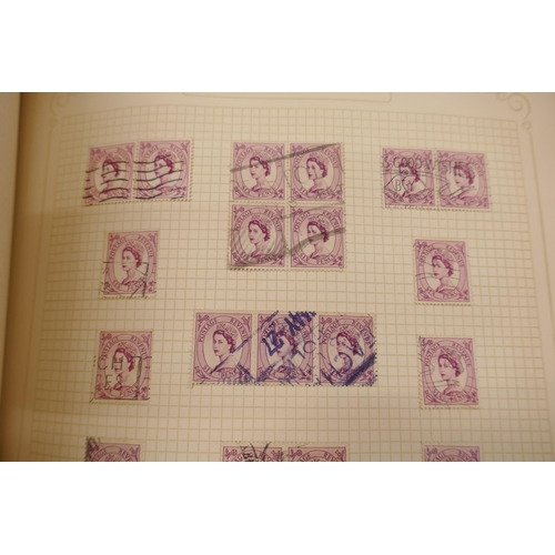 2188 - Stamps; three albums, Queen Elizabeth II in The Favourite Philatelic Album, Victorian through to Que... 