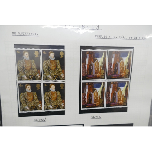 2188 - Stamps; three albums, Queen Elizabeth II in The Favourite Philatelic Album, Victorian through to Que... 