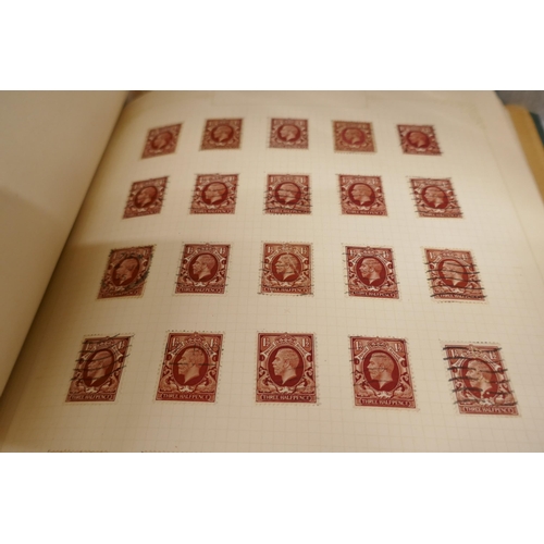 2188 - Stamps; three albums, Queen Elizabeth II in The Favourite Philatelic Album, Victorian through to Que... 