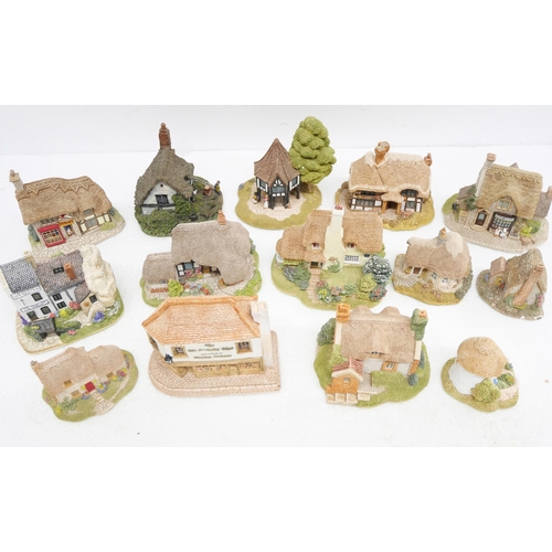 2241 - A large collection of Lilliput Lane houses (31 houses) and two Chris Holt model houses, together wit... 