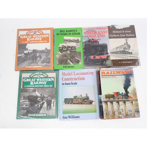 2242 - A collection of railway items including one Tri-ang 00 gauge locomotive and tenders, two model kit l... 