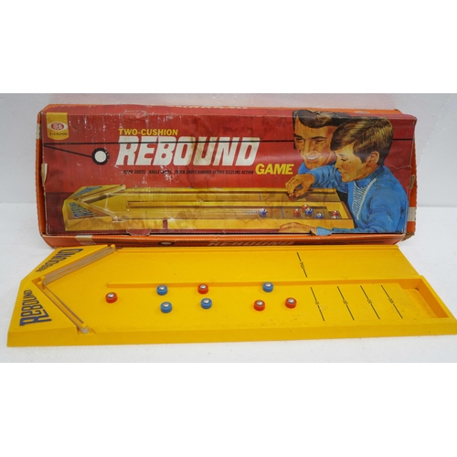 2247 - A classic 'Rebound' table top game and Scalextric Mini Cooper Urban speed set **PLEASE NOTE THIS LOT... 