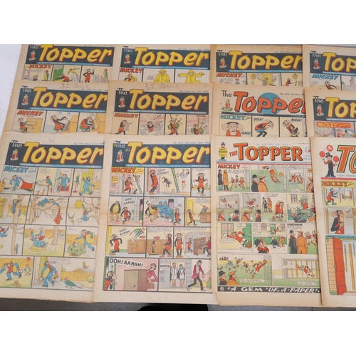 2251 - A box of 1960s and 1970s The Topper comics, approximately 150 in total