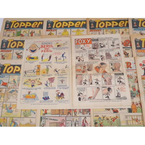 2251 - A box of 1960s and 1970s The Topper comics, approximately 150 in total