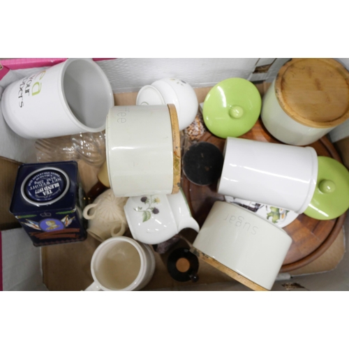 2267 - Five boxes of assorted household china and glass **PLEASE NOTE THIS LOT IS NOT ELIGIBLE FOR IN-HOUSE... 