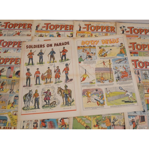 2269 - A box of The Topper comics, 1953-1969, approximately 150 in total