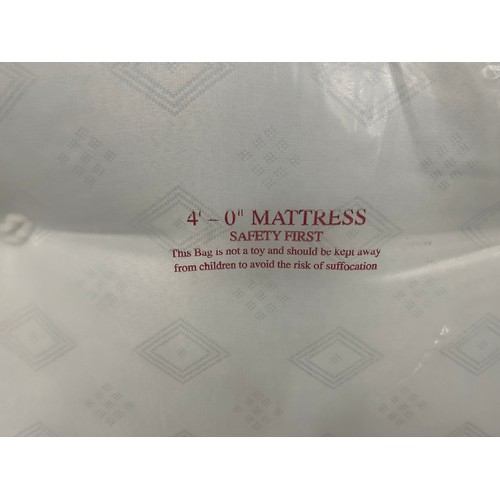 3138 - A 4ft orthopaedic stressfree memory foam mattress