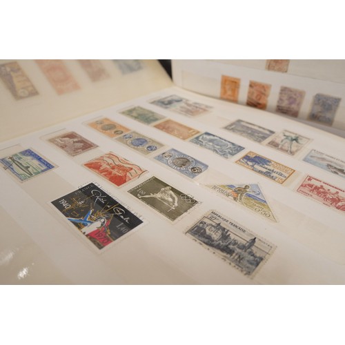 2131 - A collection of 19th and 20th Century British and World stamps in five albums including nineteen pen... 