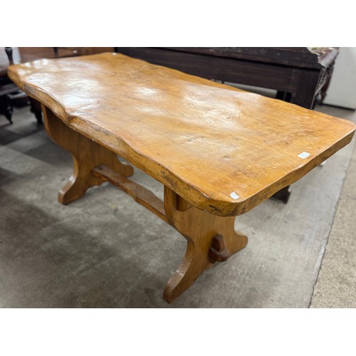 223 - A rustic elm refectory table