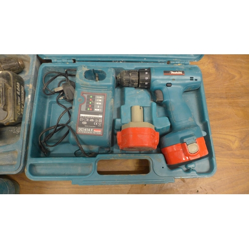 5028 - A quantity of Makita power tools including Makita 6270D, 8280D, 8391D, 6228D, 8391D, drills and a 69... 