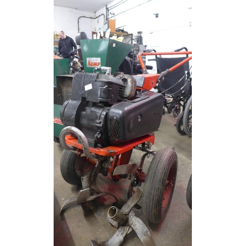 5162 - A Webb AC3481 Super Major petrol driven cultivator/tiller with 5HP Briggs and Stratton engine