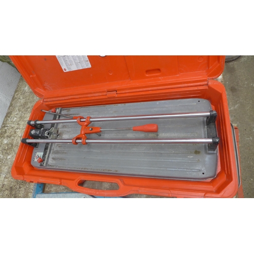 5185 - 2 large tile cutters including a Rubi TS-60 and one other