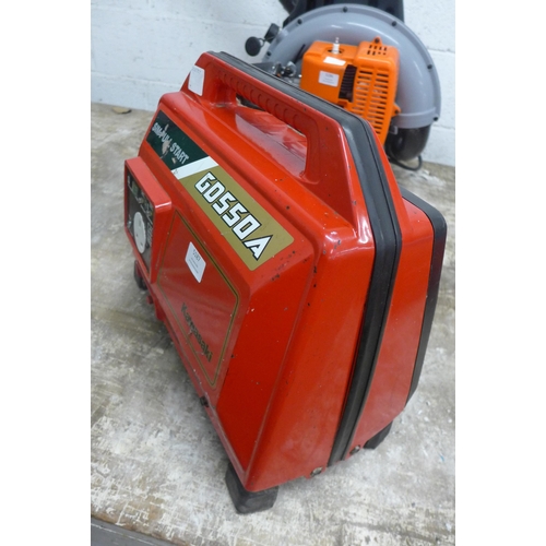 5187 - A Kawasaki GD550A SIM-Pull start petrol driven generator  *Police repossession*