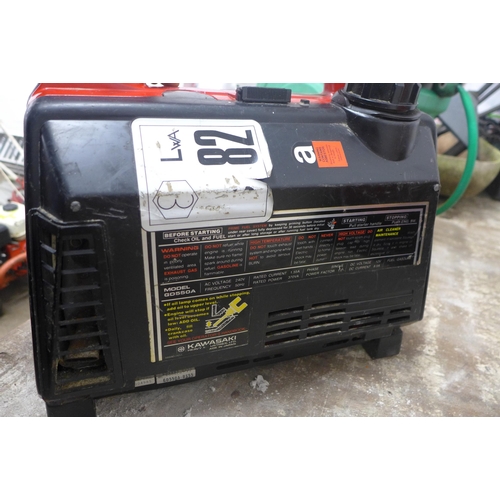 5187 - A Kawasaki GD550A SIM-Pull start petrol driven generator  *Police repossession*