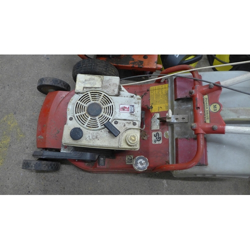 5205 - A Mountfield M3 Power Drive petrol driven lawnmower with a Tecumseh engine and collection box