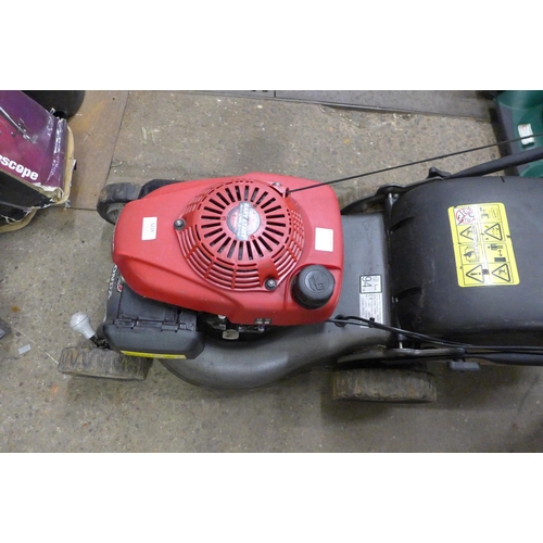 5219 - A Honda IZY petrol driven lawnmower with a Honda GCV160 ACS Easy Start engine and collection box  *P... 