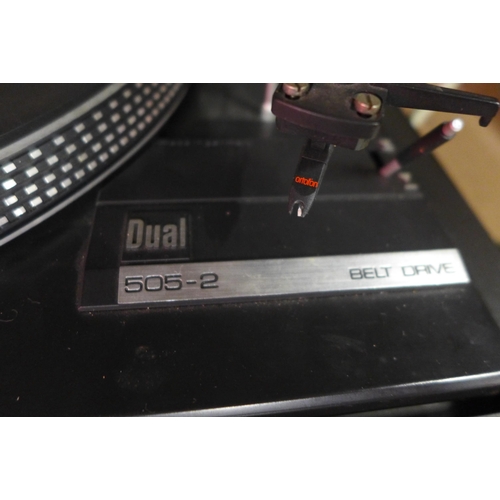 5111 - A Dual 505-2 belt driven record player with an Ortofon DN165E stylus