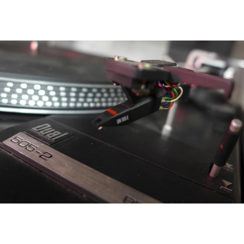 5111 - A Dual 505-2 belt driven record player with an Ortofon DN165E stylus