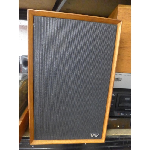 5123 - A quantity of stereo equipment including a Trio KA-80 integrated amplifier, a Sony TC-FX110 stereo c... 