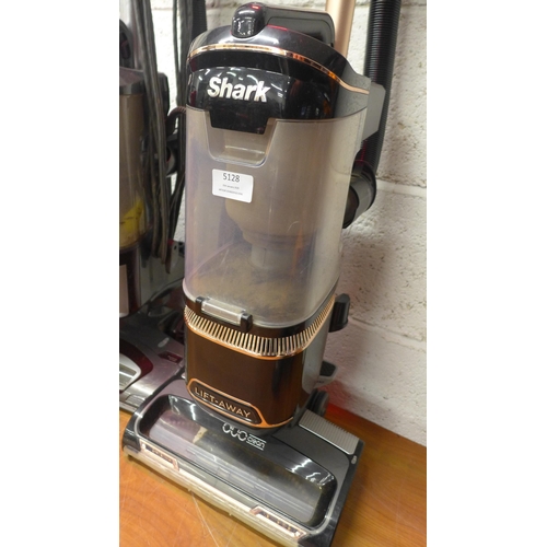 5128 - A Shark Lift-Away Duo Clean upright vacuum cleaner and one other Shark Lift-Away vacuum cleaner