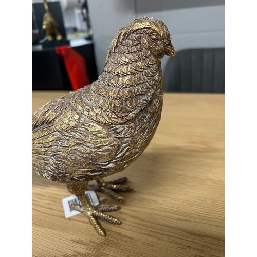 3104 - A bronze effect pheasant (H 19cm)