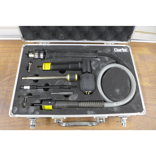 5330 - Four metal tool cases containing various tools including screwdrivers, a hammer, a saw, a Stanley st... 